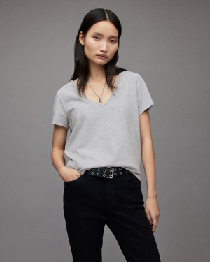 Allsaints Emelyn Tonic T-shirt Dam Grå | SE.WM115P-107