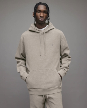 Allsaints Saka Pullover Hoodie Herr Bruna | SE.MF021X-7745