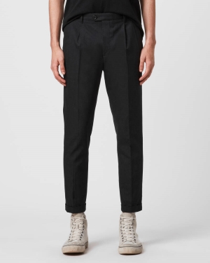 Allsaints Tallis Cropped Slim Långbyxor Herr Grå | SE.MM063V-33