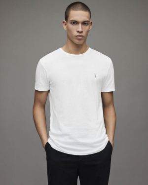 Allsaints Tonic Crew 3 Pack T-shirt Herr Svarta Grå | SE.MD082J-5111