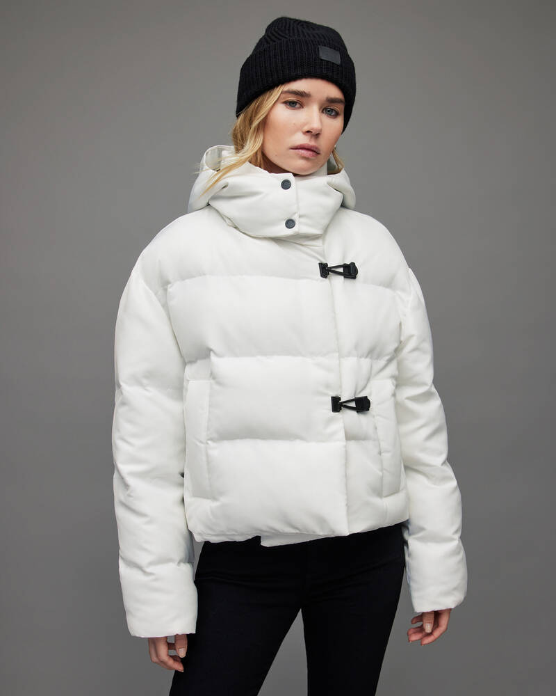 Allsaints Allais Puffer Jacka Dam Vita | SE.WO152V-437