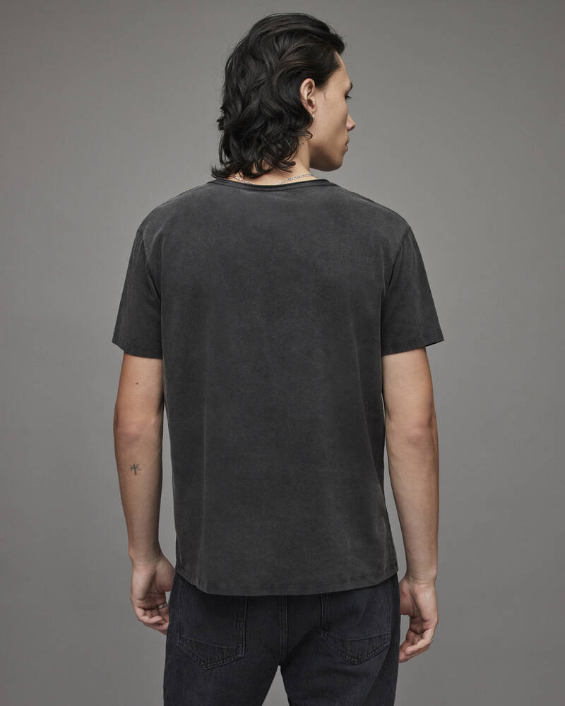 Allsaints Bodega Crew T-shirt Herr Svarta | SE.MD015T-162