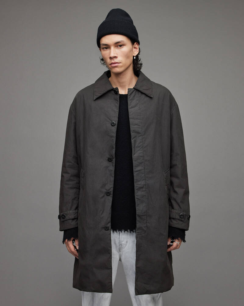 Allsaints Bolan Oversized Rockar Herr Grå | SE.MC017C-7822