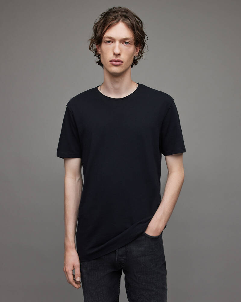 Allsaints Figure Crew 2 Pack T-shirt Herr Röda | SE.MD176X-7945