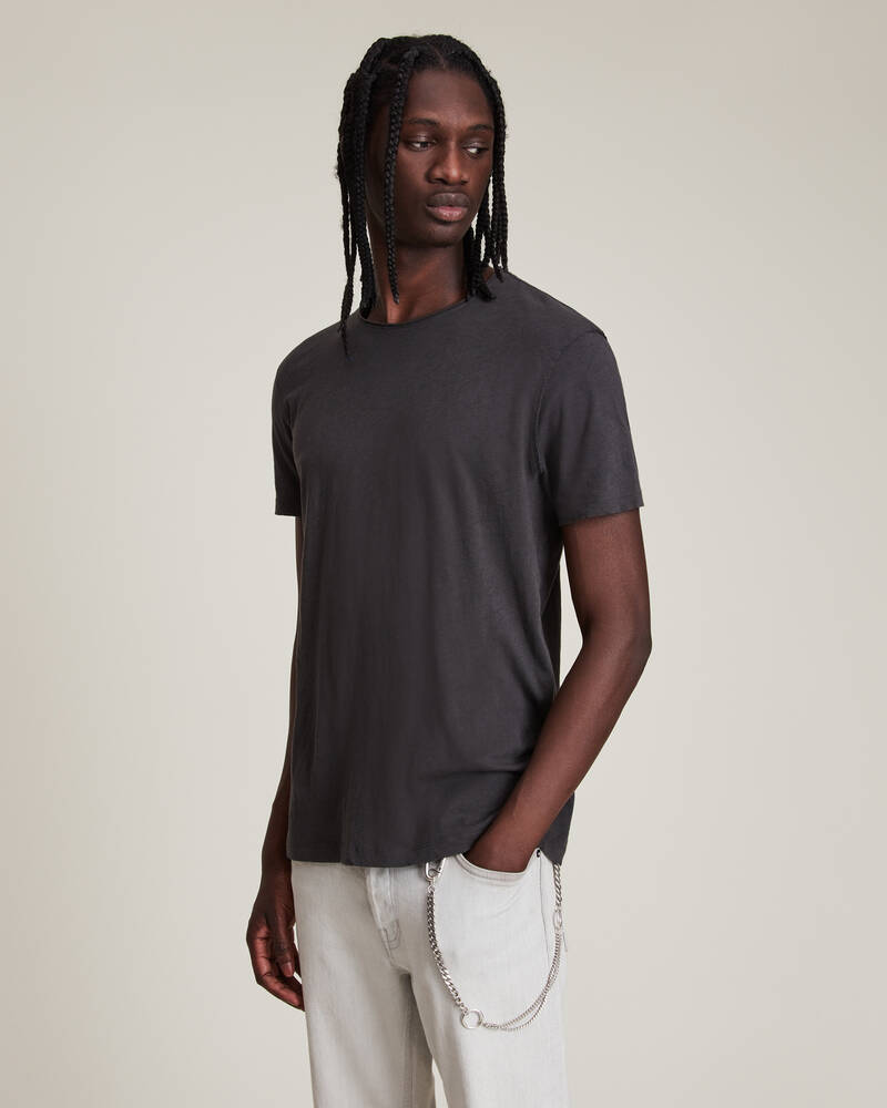 Allsaints Figure Crew T-shirt Herr Svarta | SE.MD008G-162