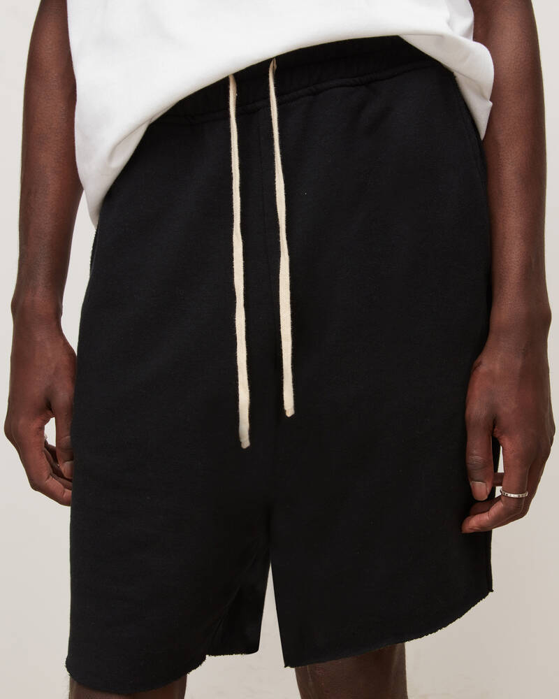 Allsaints Helix Sweat Shorts Herr Svarta | SE.MF069S-451