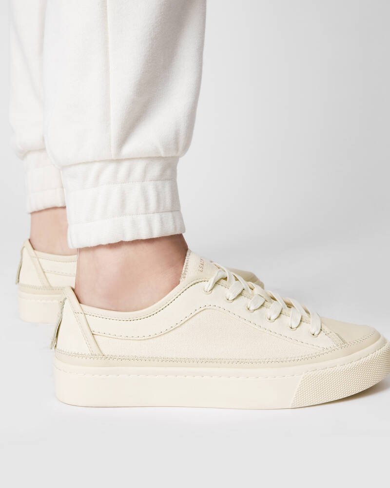 Allsaints Milla Läder Trainers Loungewear Dam Vita | SE.WF045W-203