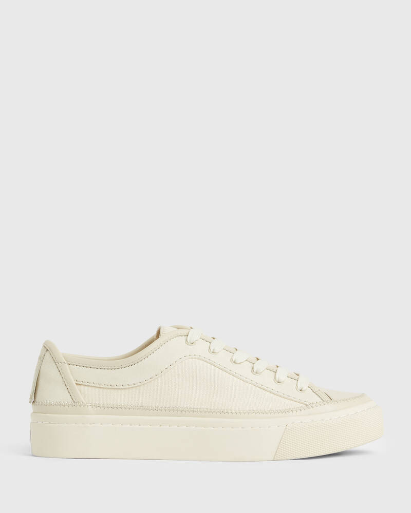 Allsaints Milla Läder Trainers Loungewear Dam Vita | SE.WF045W-203