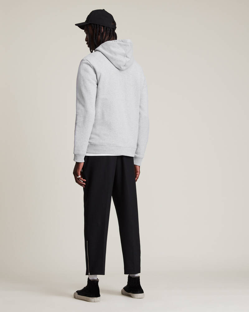 Allsaints Raven Pullover Hoodie Herr Grå | SE.MF064M-107