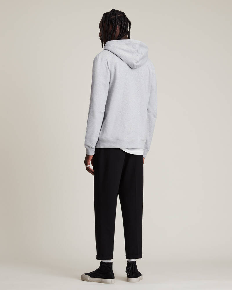 Allsaints Raven Zip Hoodie Herr Grå | SE.MF047K-107