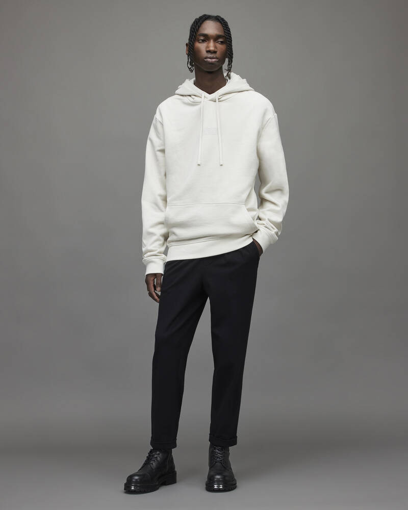 Allsaints Refract Pullover Hoodie Herr Fogged Ecru | SE.MG037X-7729