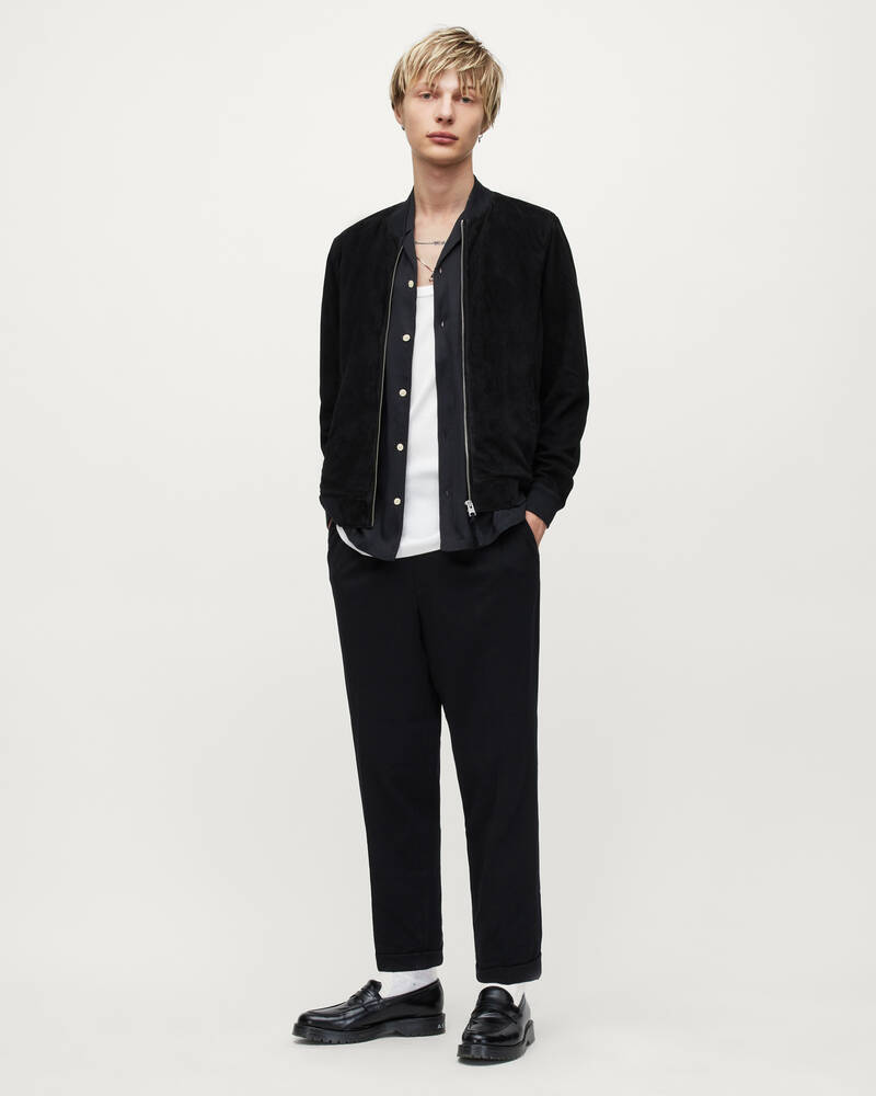 Allsaints Ronan Mocka Bomber Jacka Herr Svarta | SE.ML075U-5