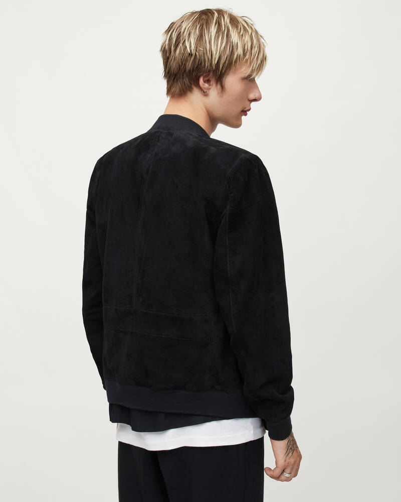 Allsaints Ronan Mocka Bomber Jacka Herr Svarta | SE.ML075U-5