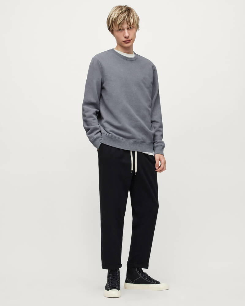 Allsaints Saka Crew Tröjor Herr Blå | SE.MF016X-7858