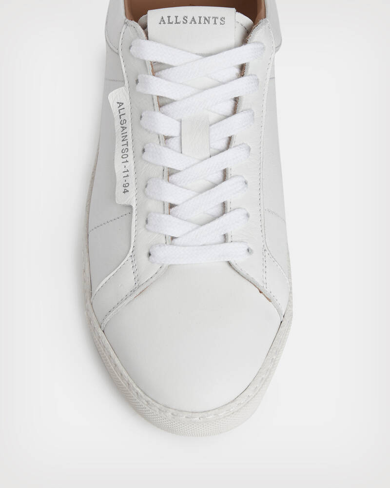 Allsaints Sheer Low Läder Trainers Loungewear Herr Vita | SE.MZ039Z-10