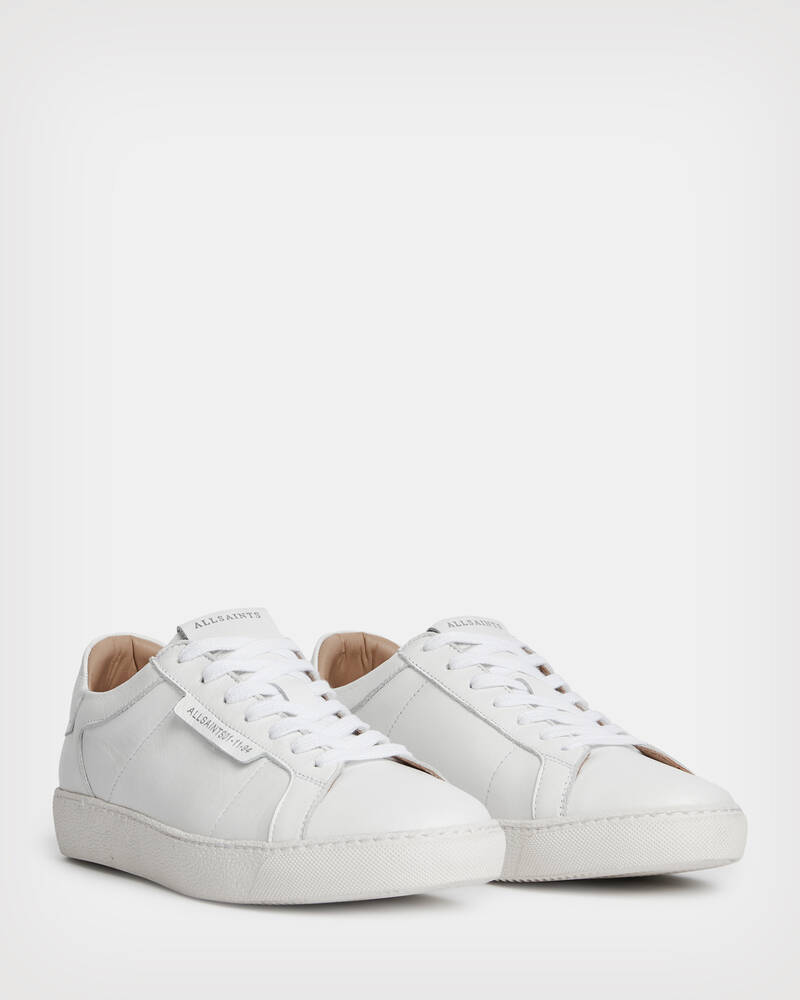 Allsaints Sheer Low Läder Trainers Loungewear Herr Vita | SE.MZ039Z-10