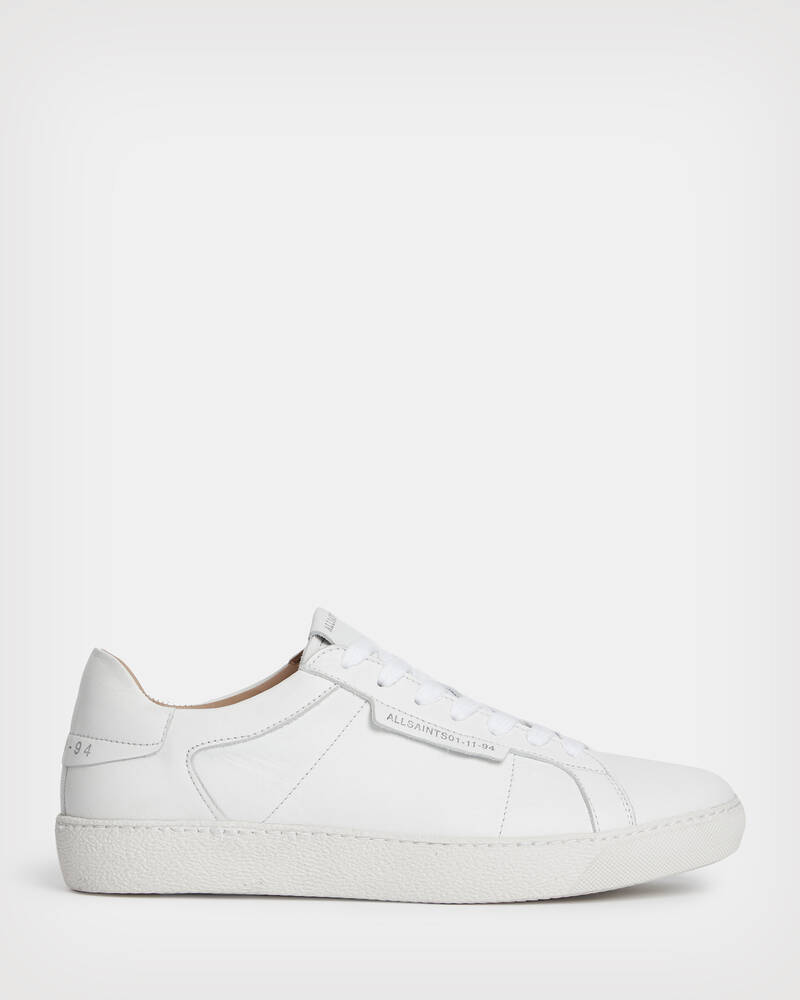 Allsaints Sheer Low Läder Trainers Loungewear Herr Vita | SE.MZ039Z-10