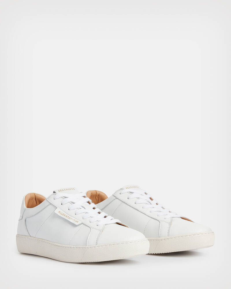 Allsaints Sheer Läder Low Trainers Loungewear Dam Vita | SE.WF081V-10