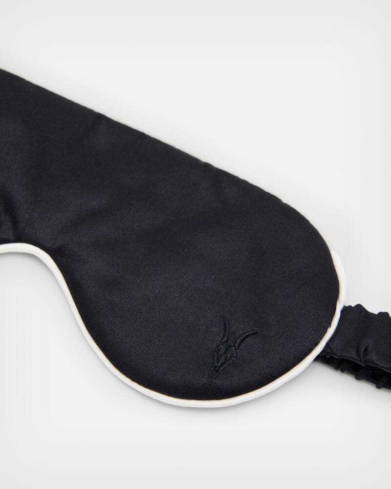 Allsaints Silk Blend Eye Mask Nattkläder Dam Svarta | SE.WX010V-5