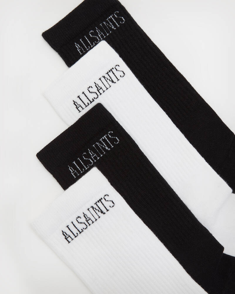 Allsaints State Logo 2 Pack Nattkläder Dam Svarta Vita | SE.WW505W-250