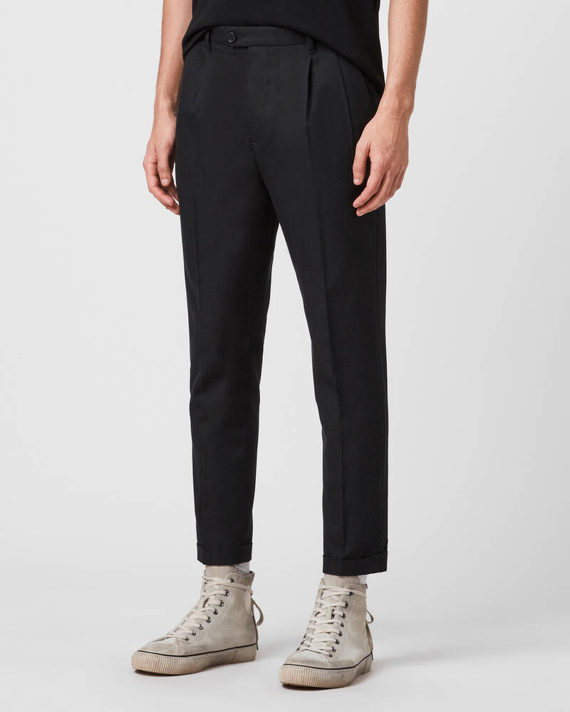 Allsaints Tallis Cropped Slim Långbyxor Herr Grå | SE.MM063V-33