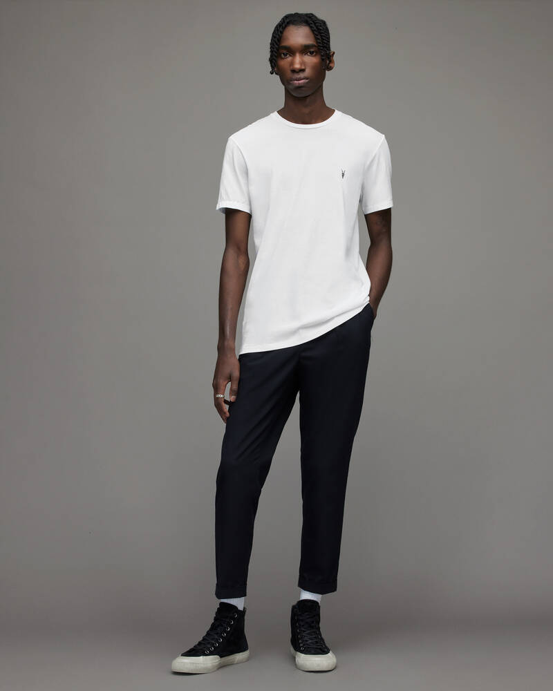 Allsaints Tonic Crew Loungewear Herr Vita | SE.MD109E-437