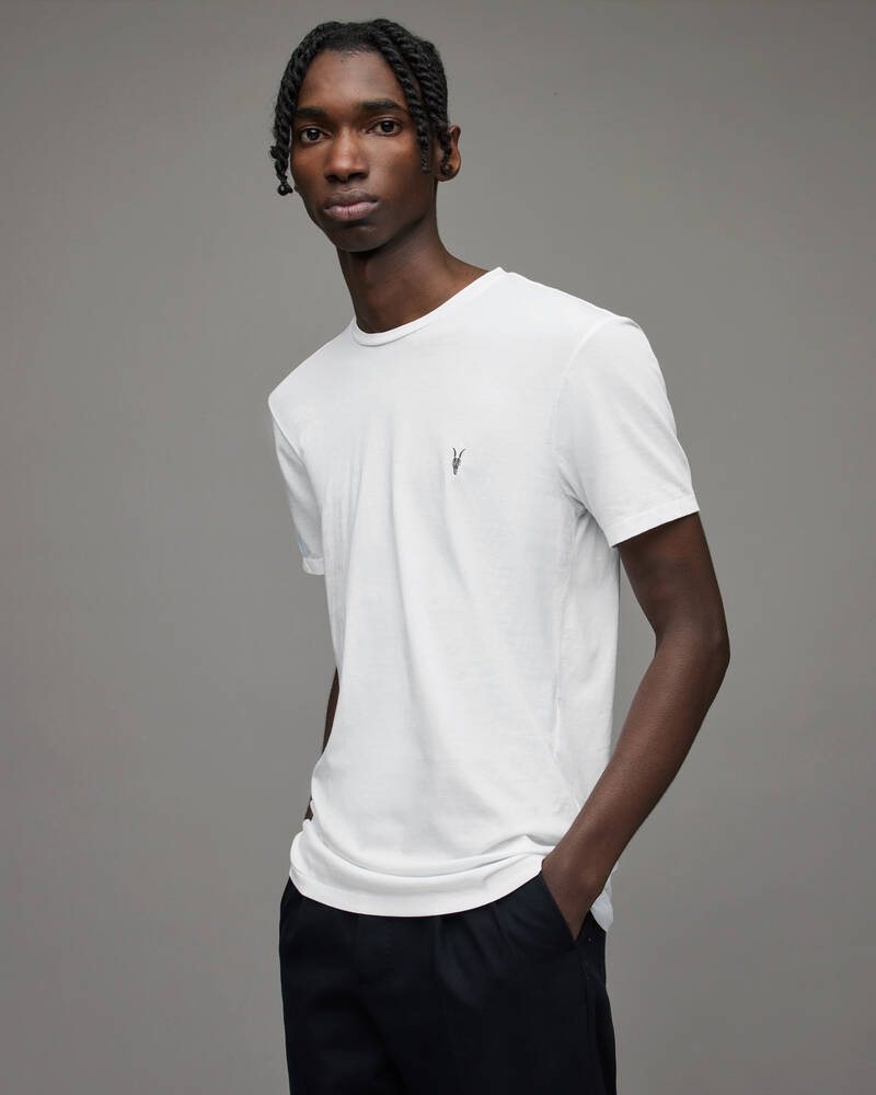 Allsaints Tonic Crew Loungewear Herr Vita | SE.MD109E-437