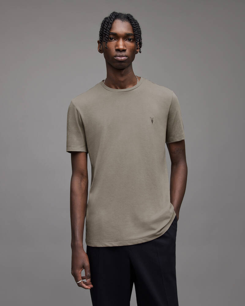 Allsaints Tonic Crew T-shirt Herr Grå | SE.MD109E-5775