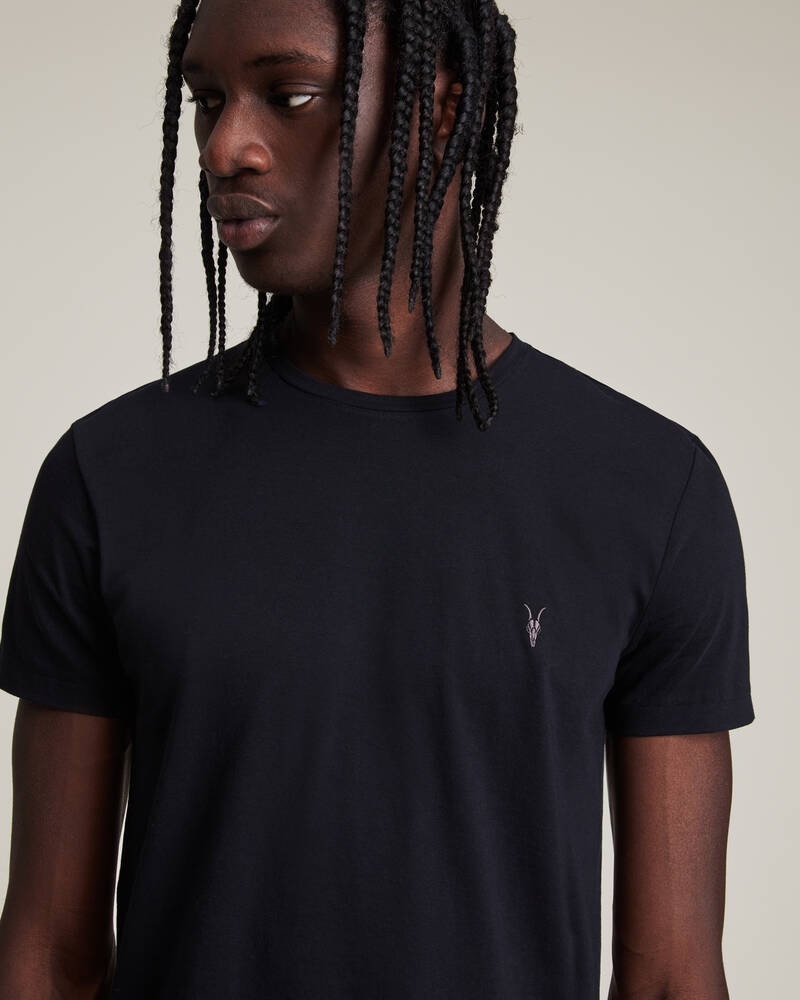 Allsaints Tonic Crew T-shirt Herr Marinblå | SE.MD109E-3968