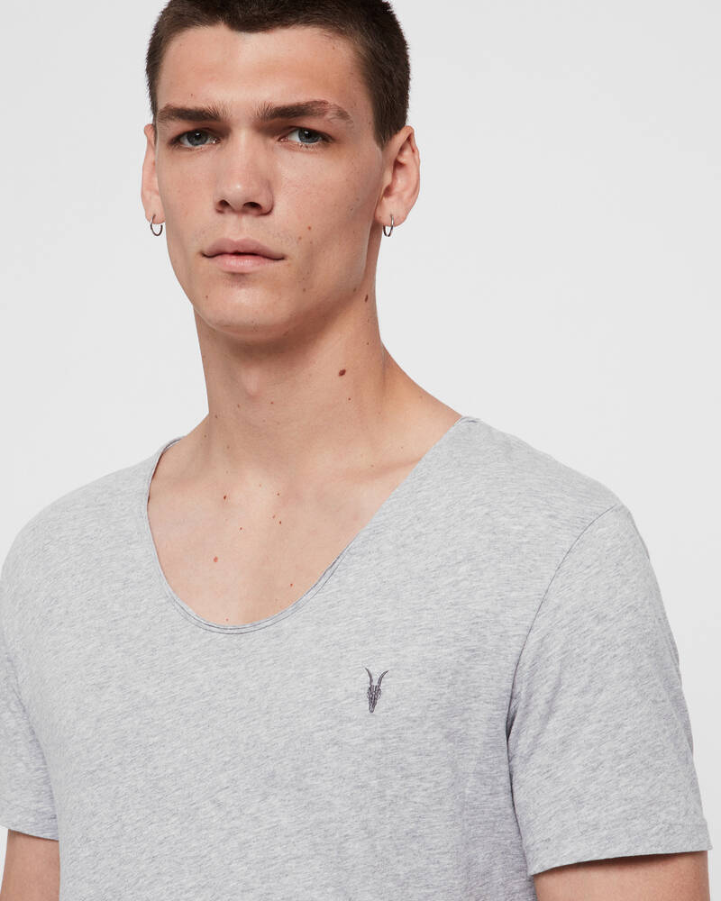 Allsaints Tonic Scoop T-shirt Herr Grå | SE.MD108E-107