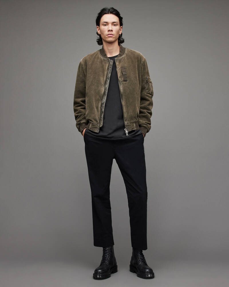 Allsaints Tyler Bomber Jacka Herr Bruna | SE.MJ003X-7806